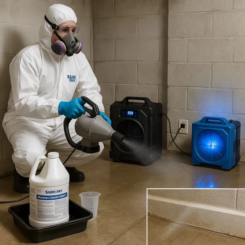 Sanitization and Odor Removal process in Streamwood, IL