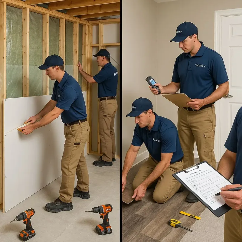 Repairs and Reconstruction process in Streamwood, IL